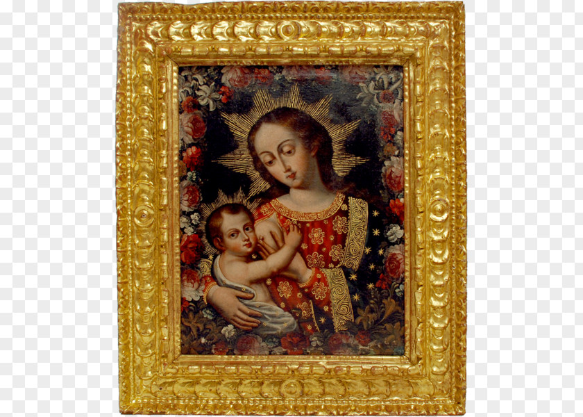 Painting Oil Verge De La Llet Nursing Madonna Assumption Of The Virgin PNG