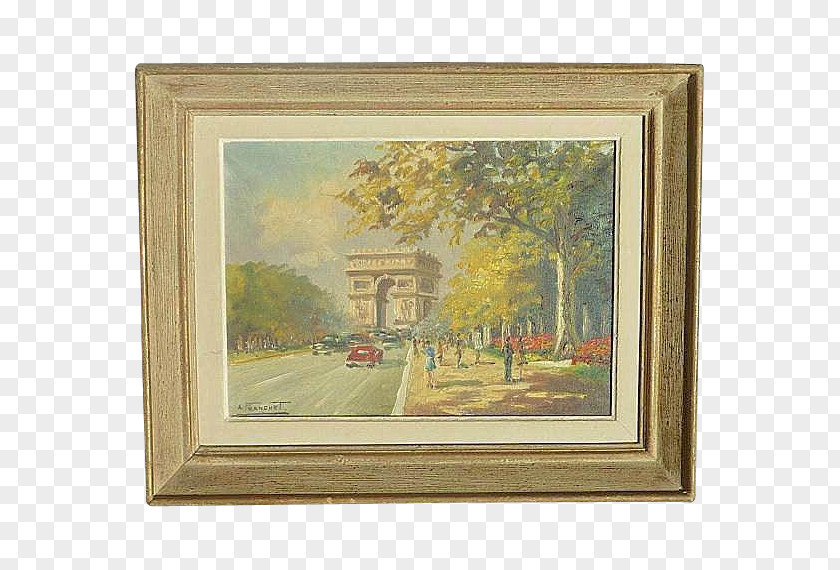 Painting Arc De Triomphe Watercolor Still Life Oil PNG