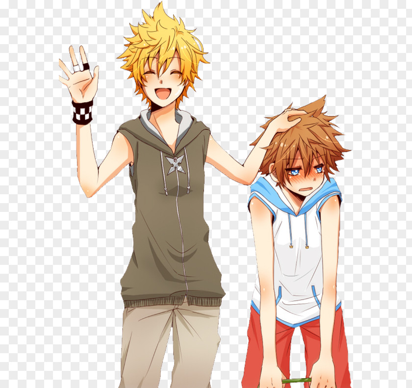 Pron Kingdom Hearts III Final Fantasy VII Roxas PNG