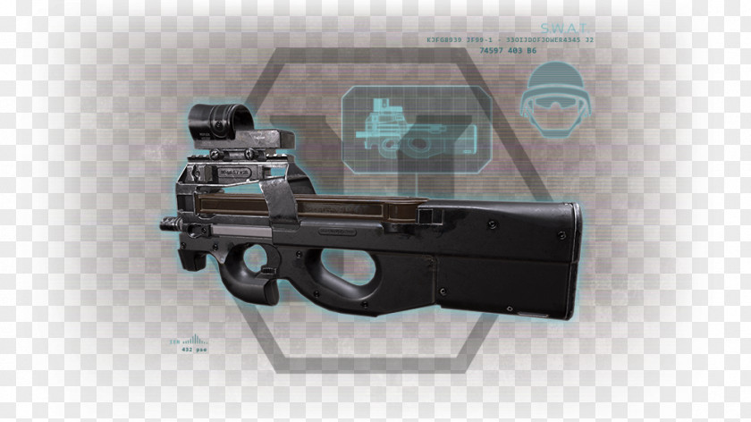 Swat Killing Floor 2 Trigger Firearm FN P90 SWAT PNG