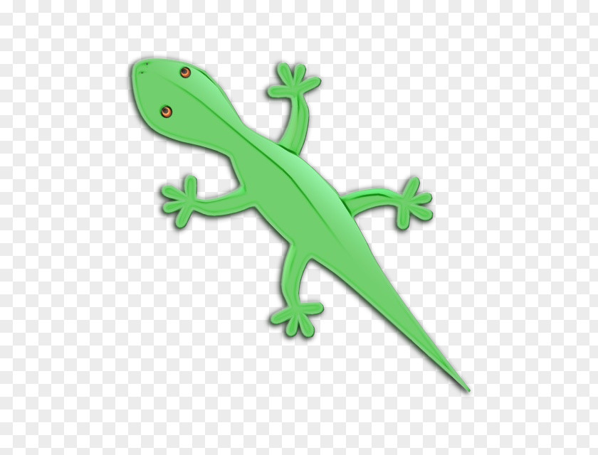 Wall Lizard Scaled Reptile Green Gecko Animal Figure PNG