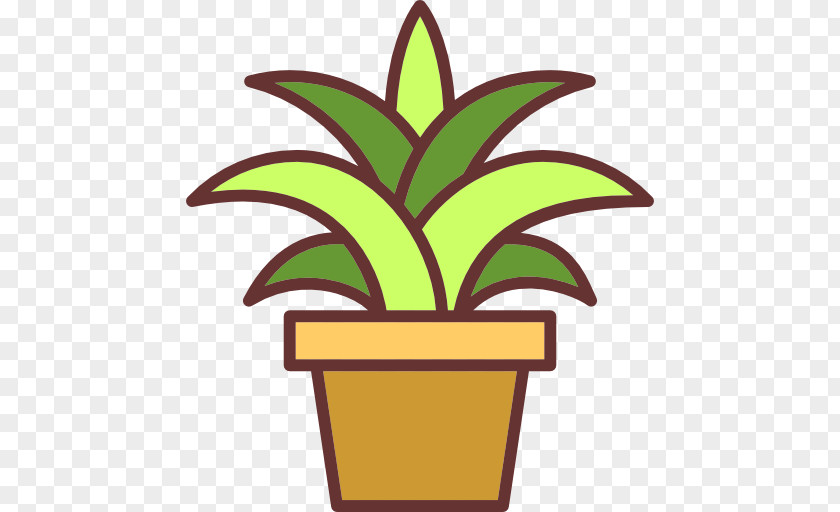 Aloe Gardening Watering Can Garden Tool Icon PNG
