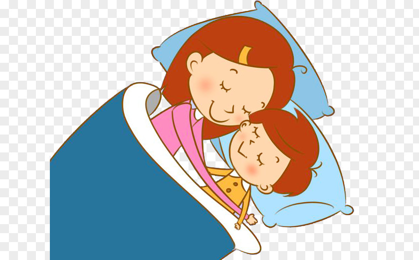 Baby Mother With Sleeping Picture Material Sleep PNG
