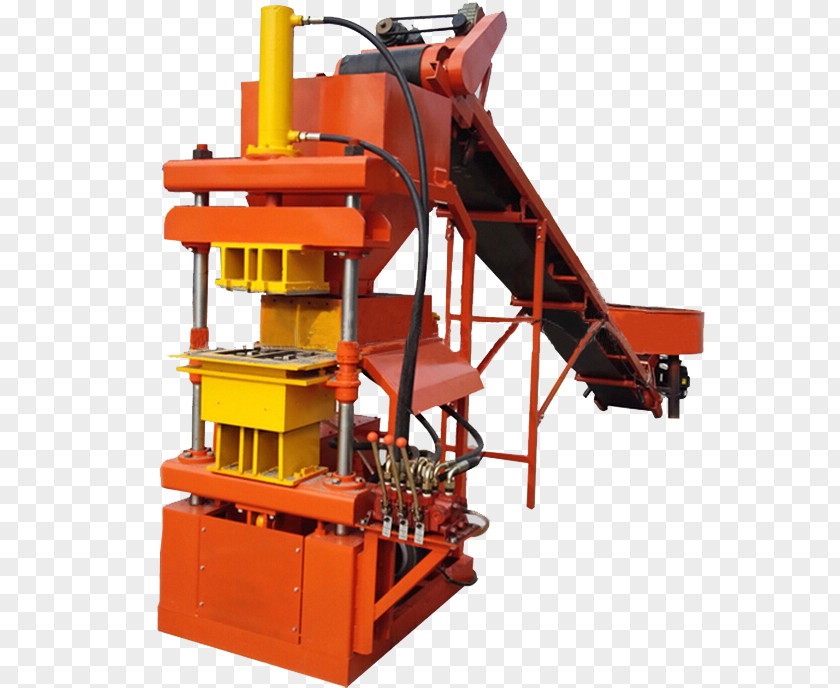 Compressed Earth Block Machine Brickworks Cement Clay PNG