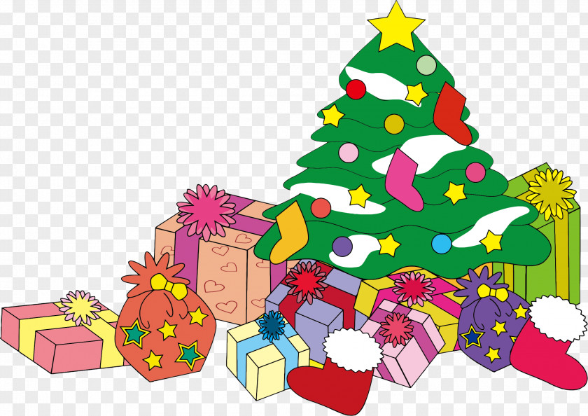 Gift Santa Claus Christmas Tree Clip Art PNG