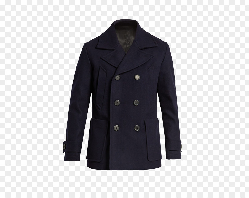 Jacket Double-breasted Single-breasted Pea Coat PNG