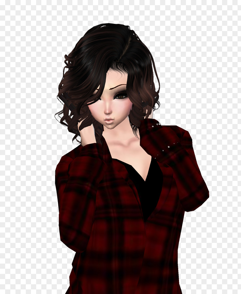 Hair Tartan Black Coloring Brown PNG