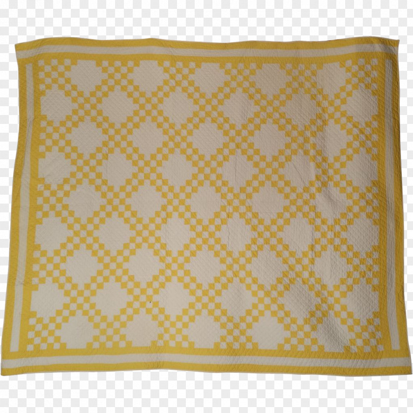 Pillow Throw Pillows White Quilt Yellow PNG