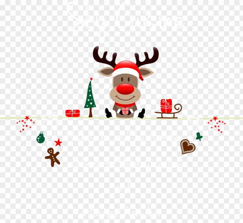 Santa Claus Rudolph Christmas Holiday Reindeer PNG