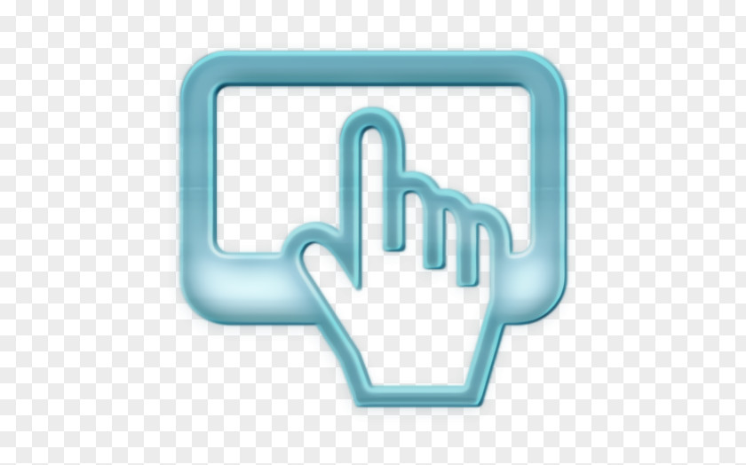 Symbol Finger Button Push Icon Go PNG