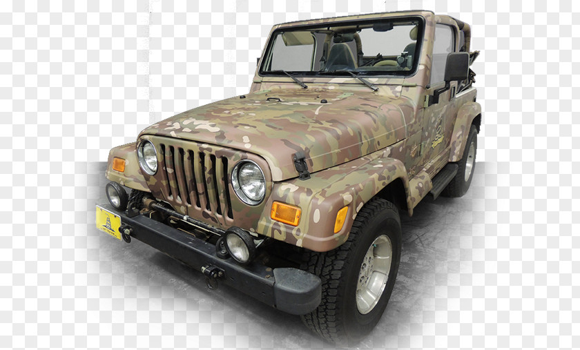 Army Jeep Renegade Car MultiCam Camouflage PNG