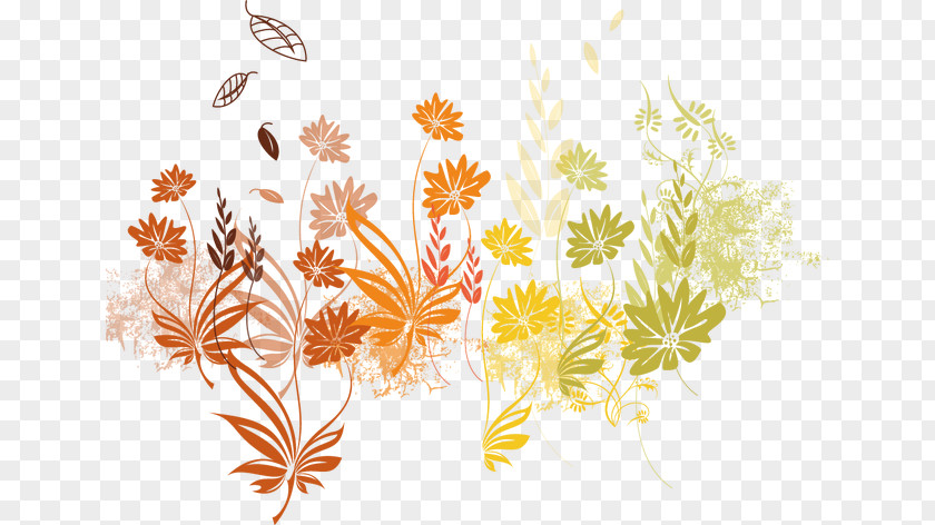 Autumn Leaves Background Material Photography Debutante Illustration PNG