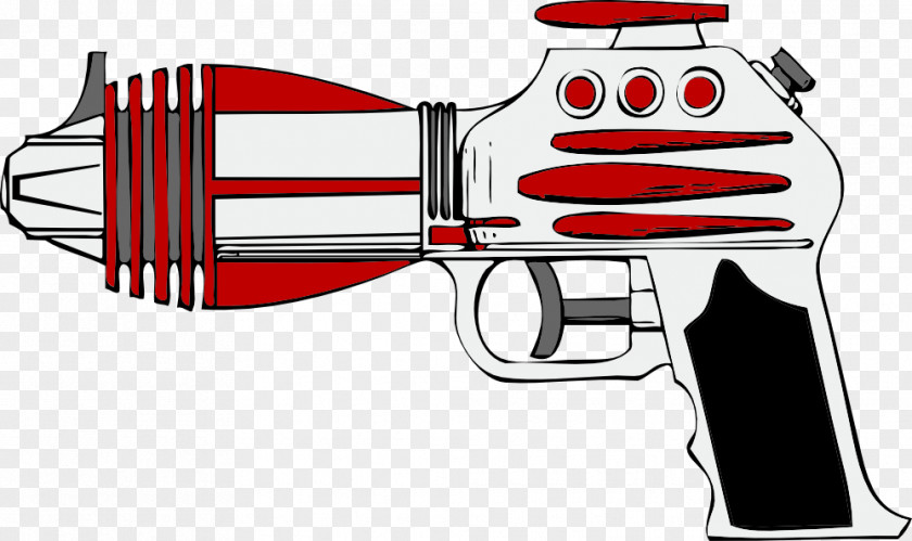 Cartoon Revolver Cliparts Firearm Laser Guns Raygun Tag Clip Art PNG