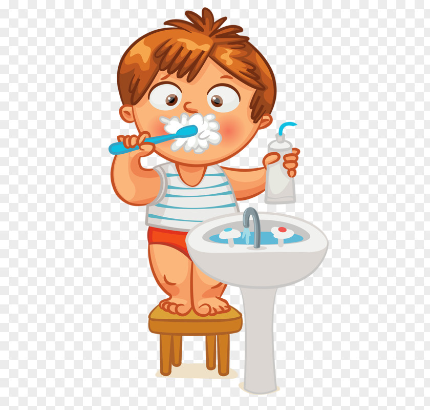 Cartoon Teeth Tooth Brushing Human Clip Art PNG