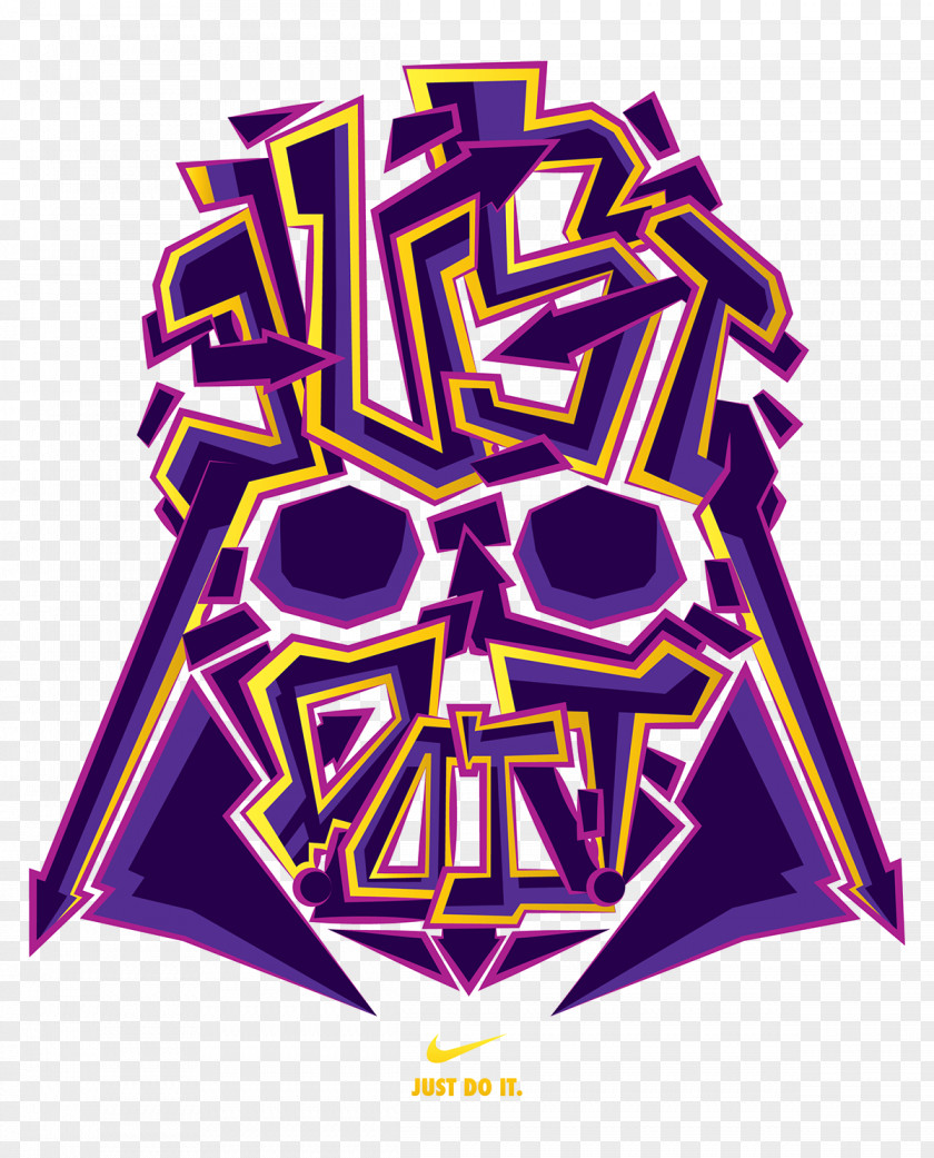 Darth Vader Head Illustration Logo Font Purple Text Messaging PNG