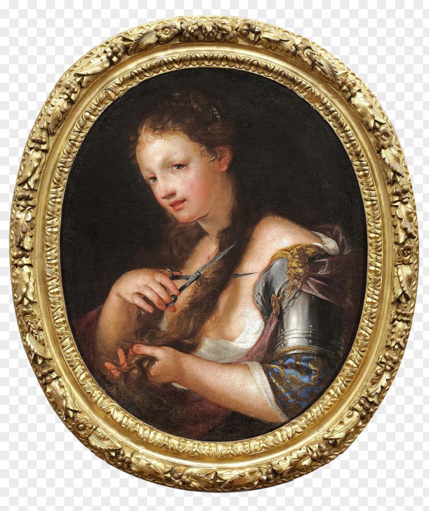 Painting Portrait Of A Lady Painter Art PNG