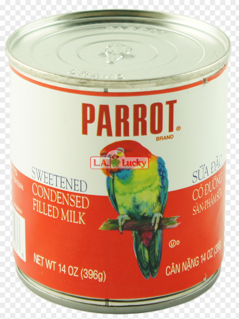 Parrot Tin Can Coconut Water Condiment PNG