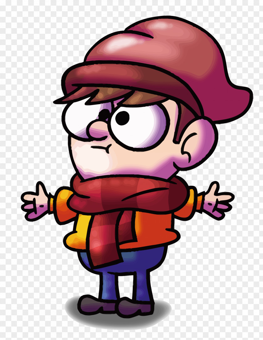 Vector Cartoon Kids Child Illustration PNG