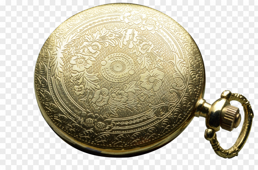 Vintage Pocket Watch Designer PNG