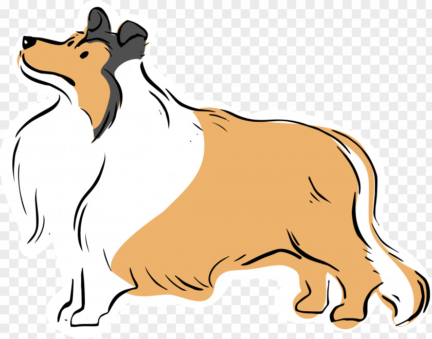 Adorable Pet Vector Puppy Pug French Bulldog Rough Collie Yorkshire Terrier Dog Breed PNG