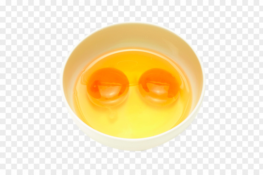 Double Yellow Bowl Of Raw Eggs Yolk Dish Network Egg PNG