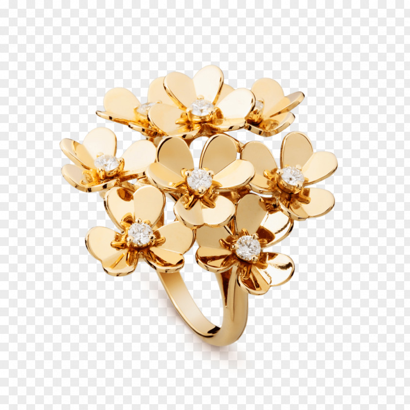 Ring Van Cleef & Arpels Jewellery Gold Gemstone PNG
