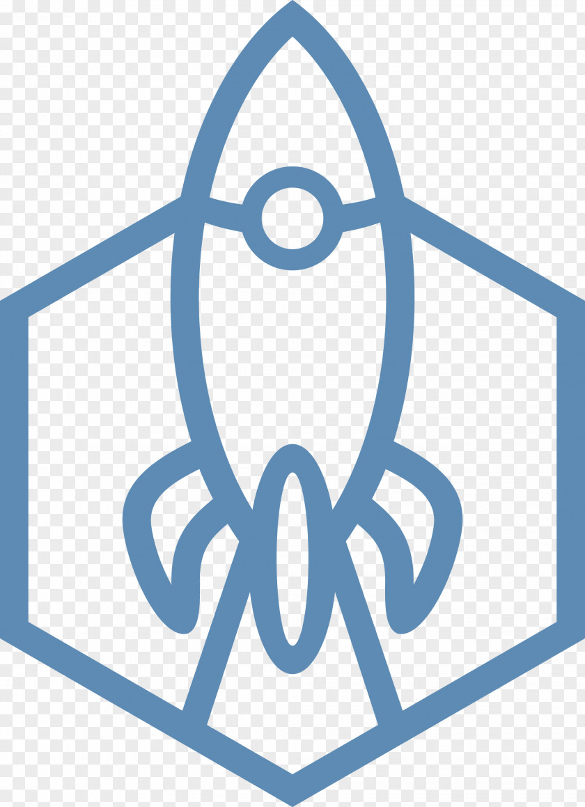 Vector Rocket Logo Material PNG
