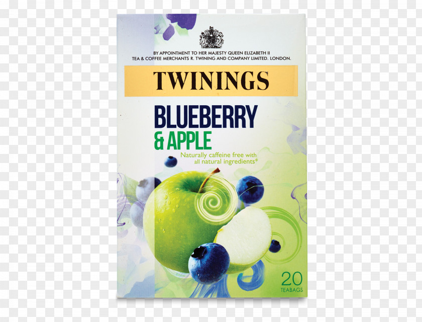 Blueberry Fruit Green Tea Twinings Herbal PNG