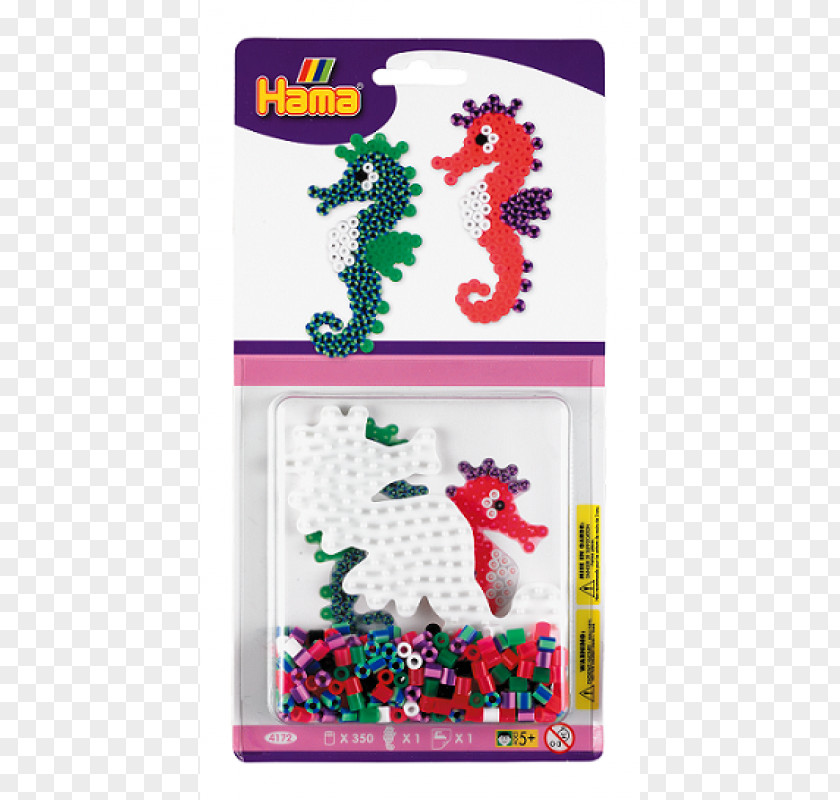 Horse Bead Bügelperlen Craft Seahorse PNG