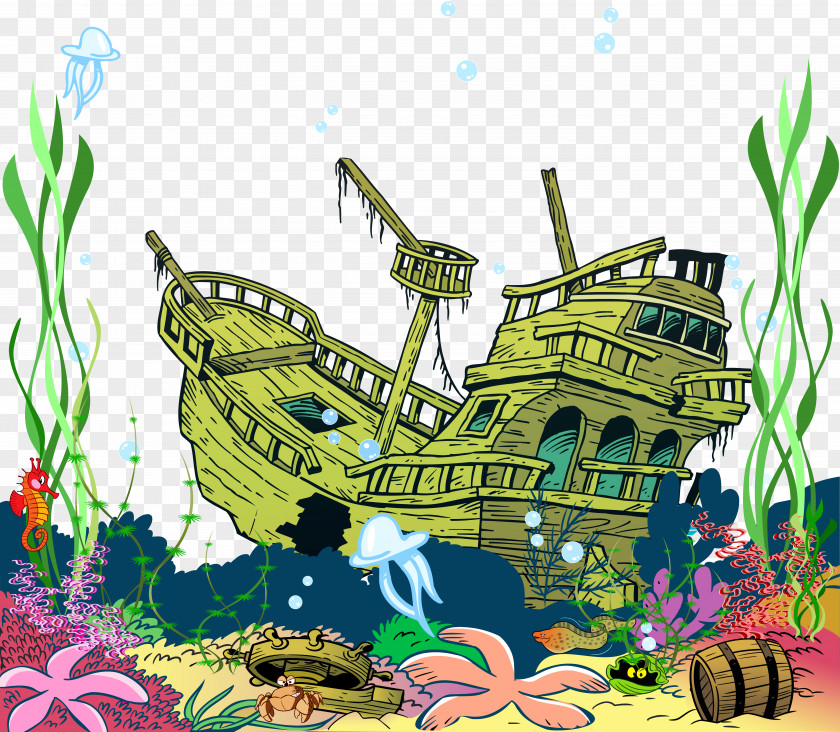 Sea Illustration Stock Photography Image Seabed PNG