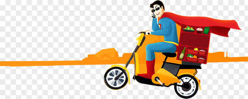 Superman Ride Delivery Clark Kent Cartoon Clip Art PNG