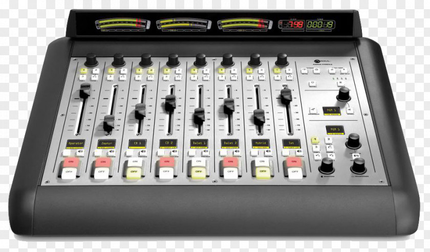 Audio Studio Microphone Mixers Fade Digital Mixing Console System Recording PNG