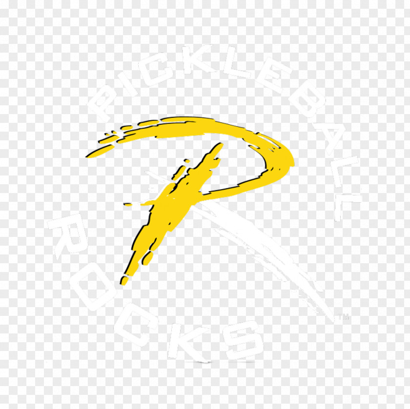 Pickleball Logo Line Angle Font PNG