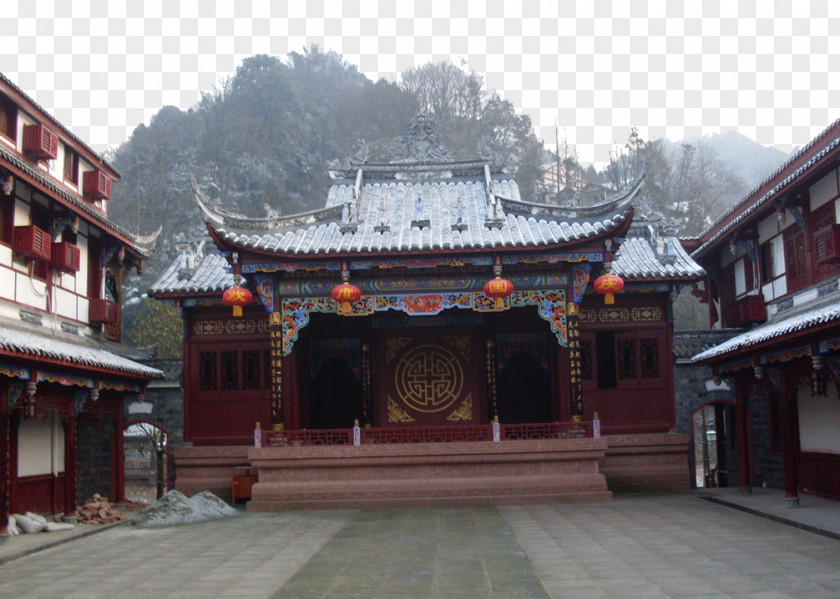Qingchengshan Town Taoism College Uff08Northwest Gateuff09 Mount Qingcheng U4e09u53e4u93ae PNG