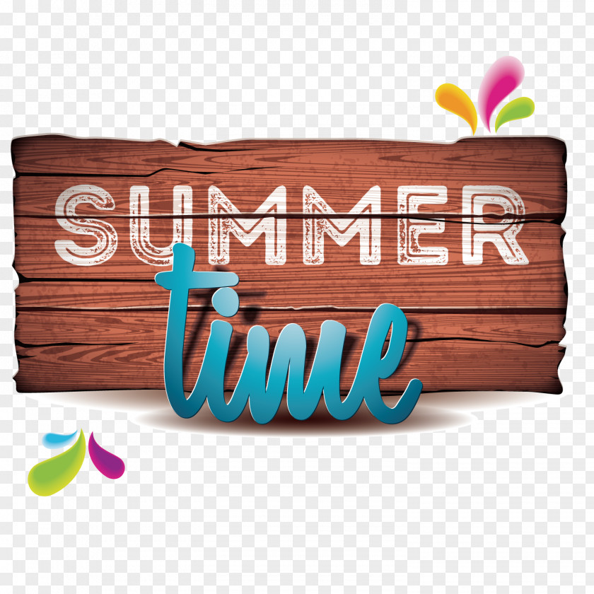 Vector Summer Time Beach Holiday Illustration PNG