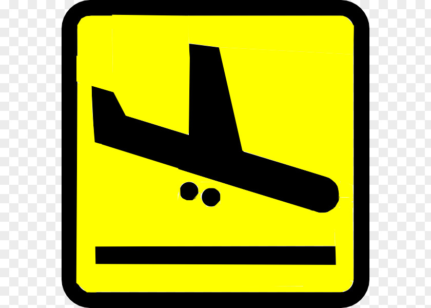 Yellow Airplane Cliparts Airport Clip Art PNG