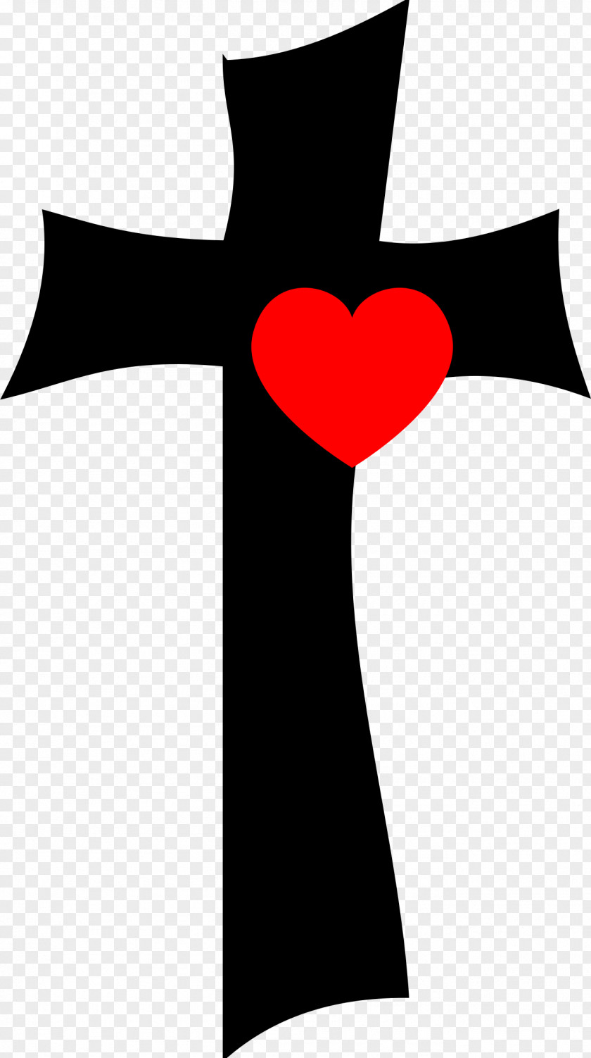 Hearts Cross Cliparts Heart Clip Art PNG