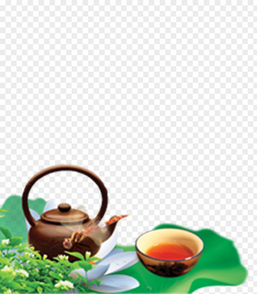 Lotus Tea On Vietnamese Nelumbo Nucifera Teaware PNG