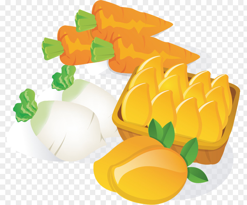 Radish Mango Vector Material Juice Clip Art PNG