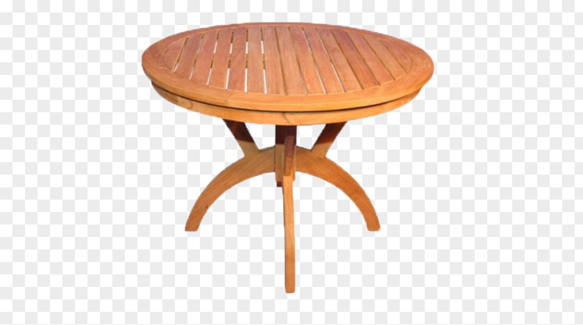 Round Coffee Table Dining Room Garden Furniture Teak PNG