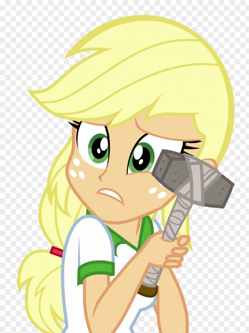 Afraid Applejack My Little Pony: Equestria Girls Female Clip Art PNG