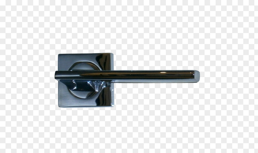 Chromium Plated Door Handle Angle PNG