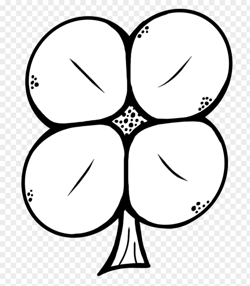 Hair Stylist Graphics Four-leaf Clover Coloring Book Luck Clip Art PNG