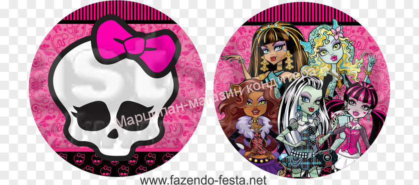 Party Paper Monster High Bakery Printing PNG