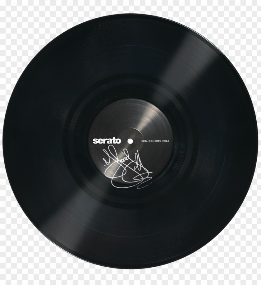 Performance Series Official Jacket Vinyl Emulation Software Disc JockeyRound Kick Technique Phonograph Record Scratch Live Serato 12 Inch Control PNG