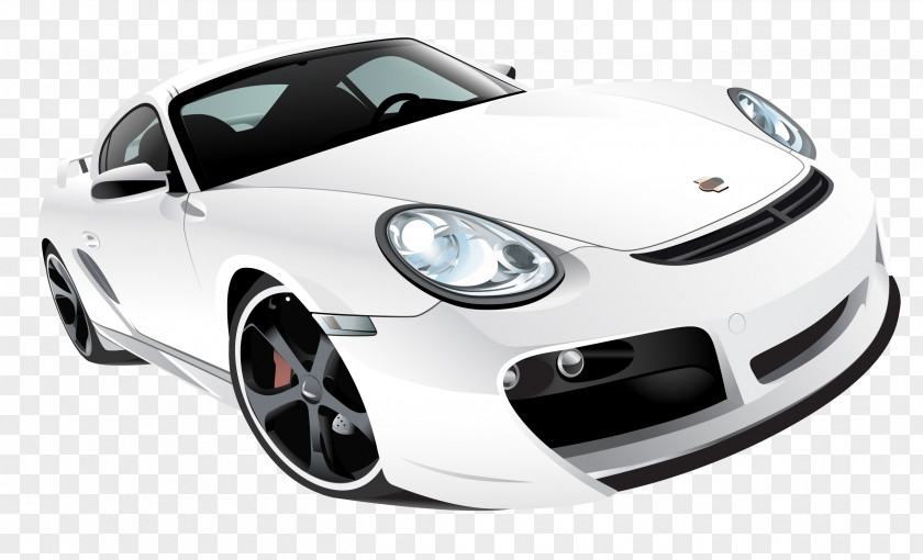 Porsche Vector Cartoon Material 911 GT3 Sports Car Carrera GT PNG