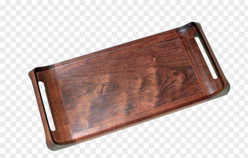 Black Walnut Tray Features Eastern English Wood Table PNG