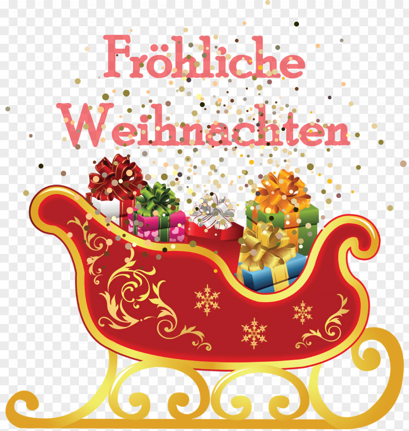 Frohliche Weihnachten Merry Christmas PNG