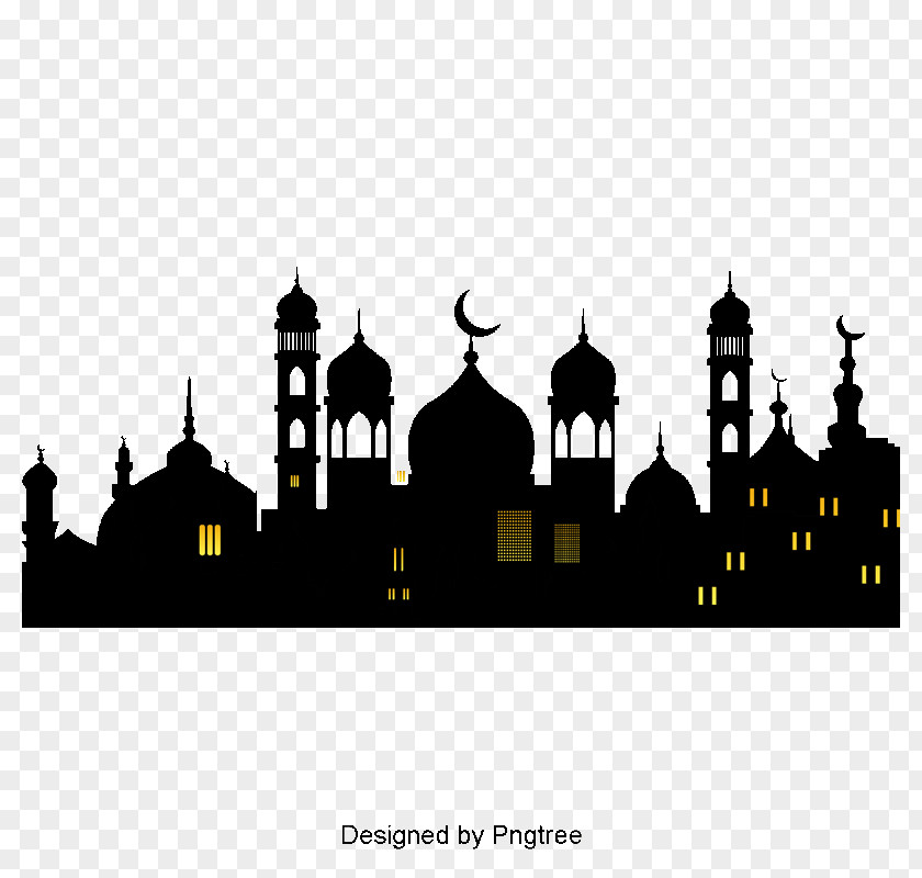 Islam The Blue Mosque Vector Graphics PNG