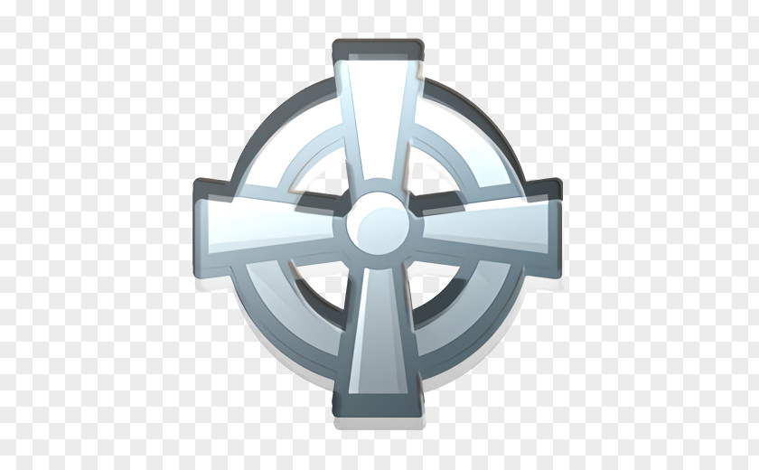 Metal Auto Part Cross Icon PNG